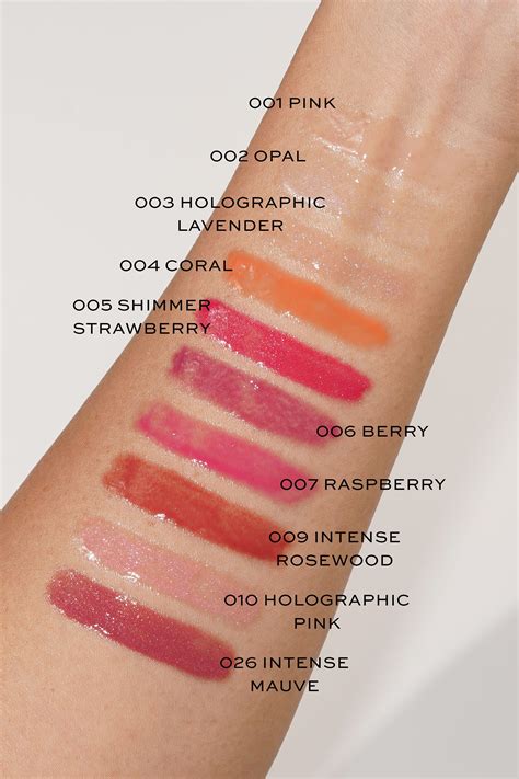 sephora dior lipgloss|dior lip gloss color chart.